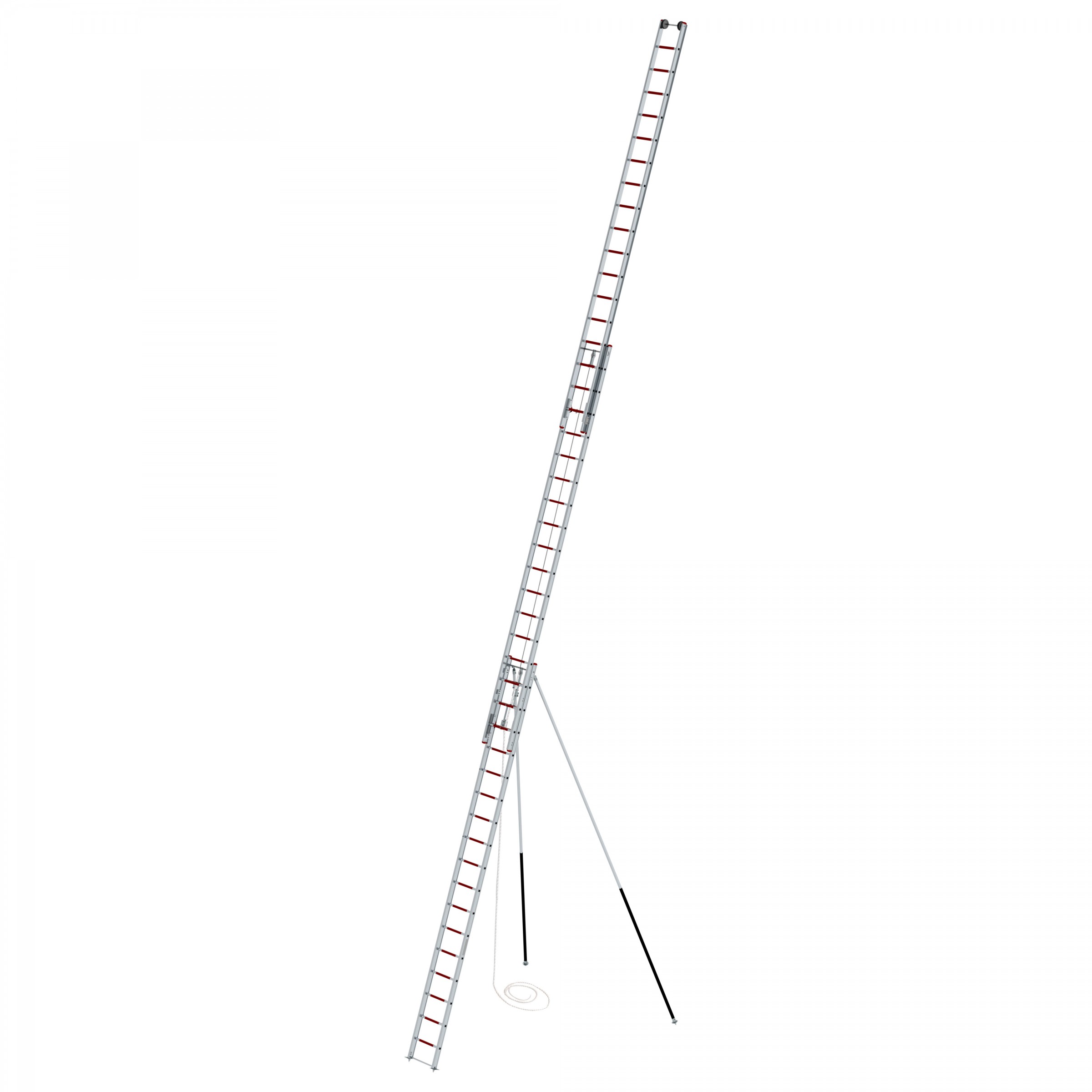 MUNK Rettungstechnik Seilzugleiter 3-teilig aus Aluminium