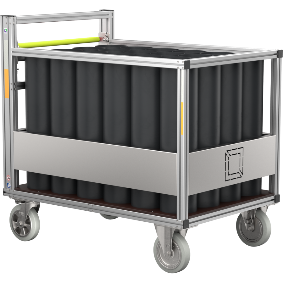 MUNK Rettungstechnik Rollcontainer Atemluftflaschen