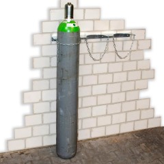 Bauer Gasflaschen- Wandhalterung für 1-3 Flaschen