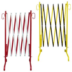 Schake Absperrschere in rot/weiß oder gelb/schwarz 2,50-3,50m lang