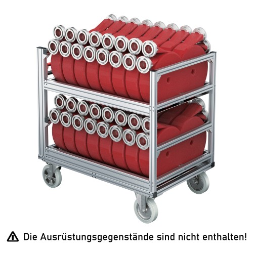 Günzburger Rettungstechnik Rollcontainer Schlauchtransport