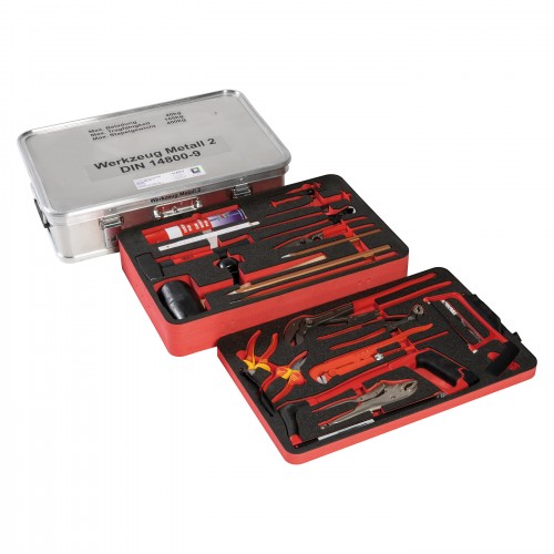Günzburger Rettungstechnik Kasten mit Einlagen und Inhalt Werkzeugsatz Metall 2