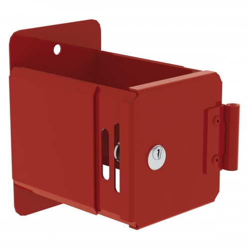 MUNK Rettungstechnik Leiterhalter pulverbeschichtet RAL3000 mit CL1-Schloss