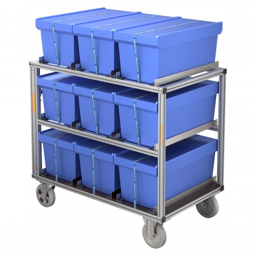 MUNK Rettungstechnik Rollcontainer 1340x800mm Atemschutzgeräteboxen