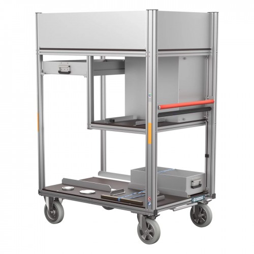 MUNK Rettungstechnik Rollcontainer 1200x800mm Wasserschaden