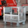 MUNK Rettungstechnik Universal-Rollcontainer mit Gitterbox hoch-small