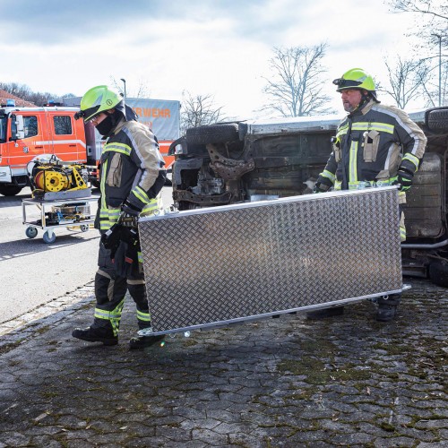 MUNK Rettungstechnik Arbeitsplattform ohne Geländer für Lkw- und Busrettung