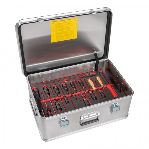 MUNK Rettungstechnik Kasten mit Einlagen und Inhalt Werkzeugsatz Metall 1