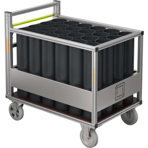 MUNK Rettungstechnik Rollcontainer Atemluftflaschen