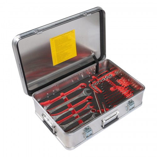 Günzburger Rettungstechnik Kasten mit Einlagen und Inhalt Handwerkzeug